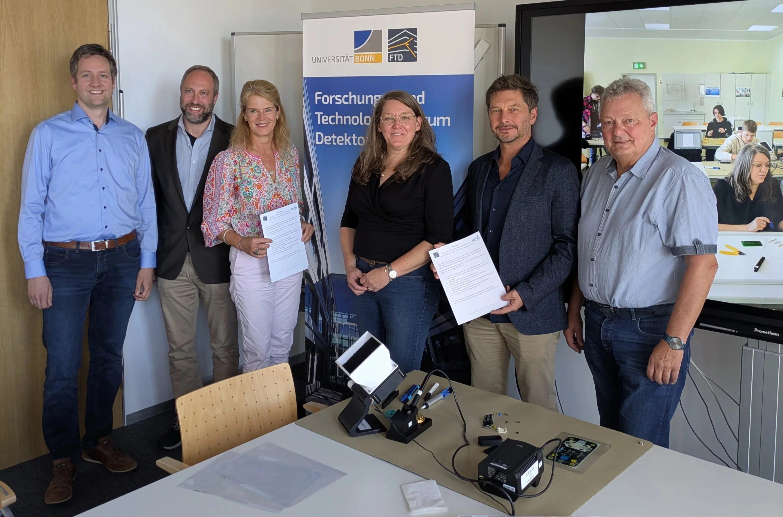 Kooperationsvereinbarung (von links):