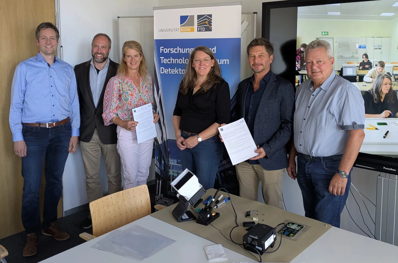 Kooperationsvereinbarung (von links):