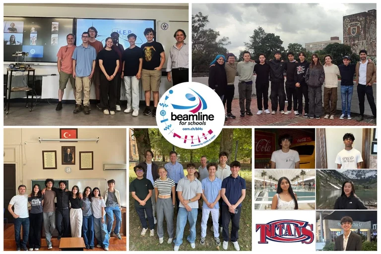 Die Gewinner des Wettbewerbs „CERN Beamline for Schools 2025“