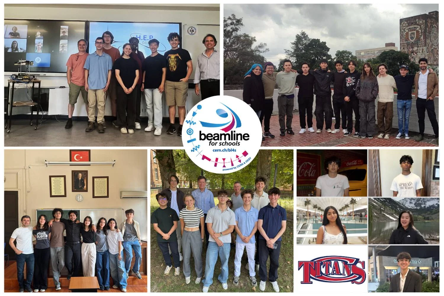 Die Gewinner des Wettbewerbs „CERN Beamline for Schools 2025“