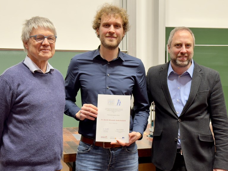 Auszeichnung mit dem Promotionspreis Auszeichnung mit dem Promotionspreis