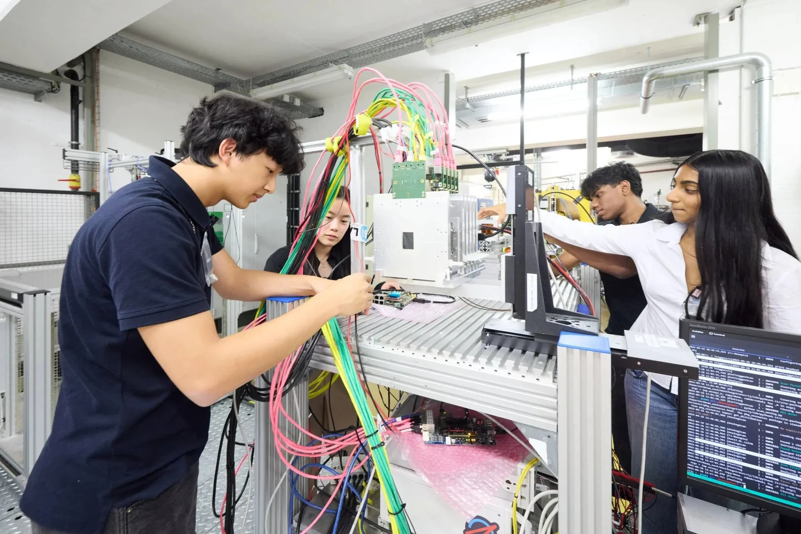 Team Xtreme an der Beamline