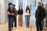 Team Xtreme im Gespräch mit Rektor Prof. Dr. Dr. h.c. Michael Hoch