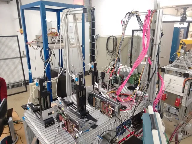 Measuring station detector tests E3