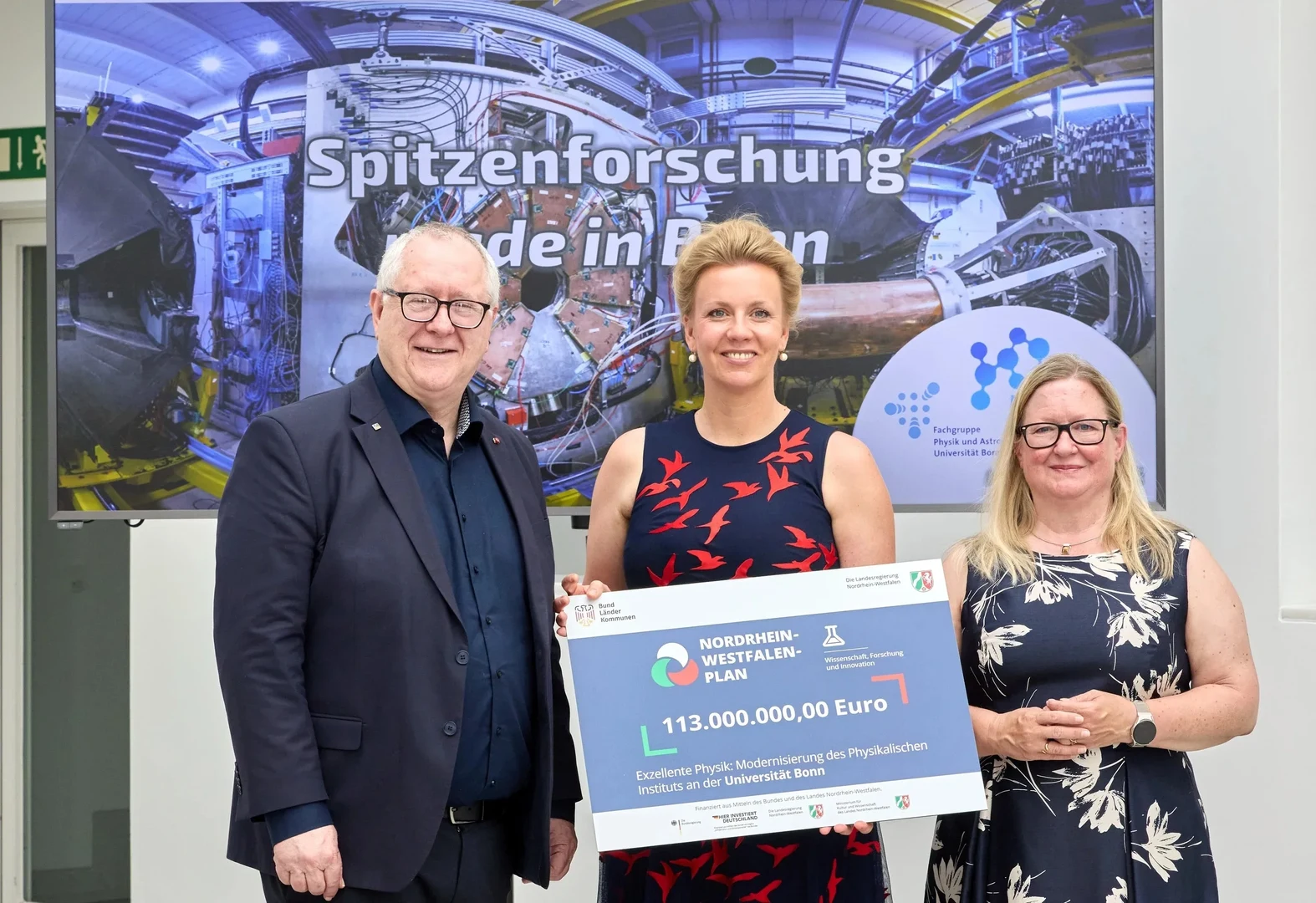 The state is providing 113 million euros for the renovation of the Physikalisches Institut.