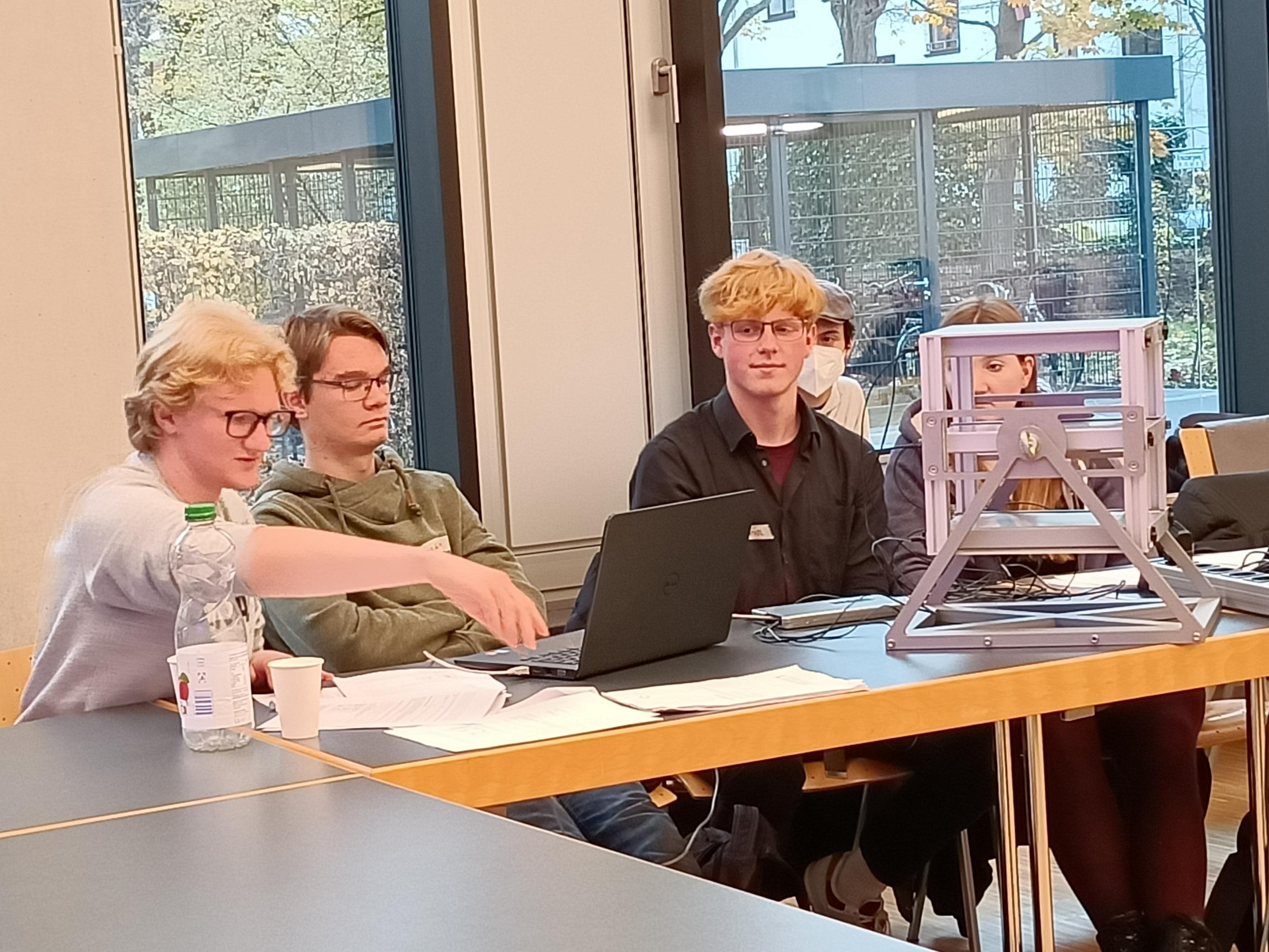 Students at the International Cosmic Day at University of Bonn