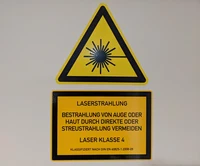 Laserschutz-Laserwarnschild
